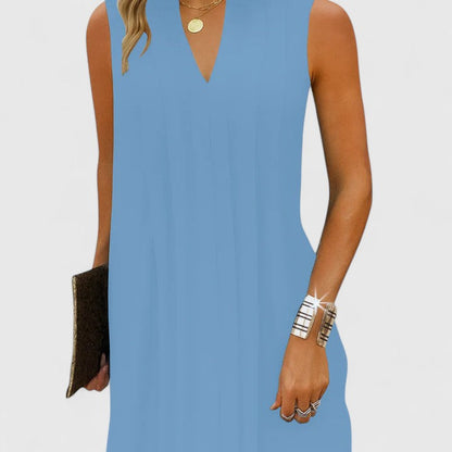 Chic V-Neckline Women's Dress