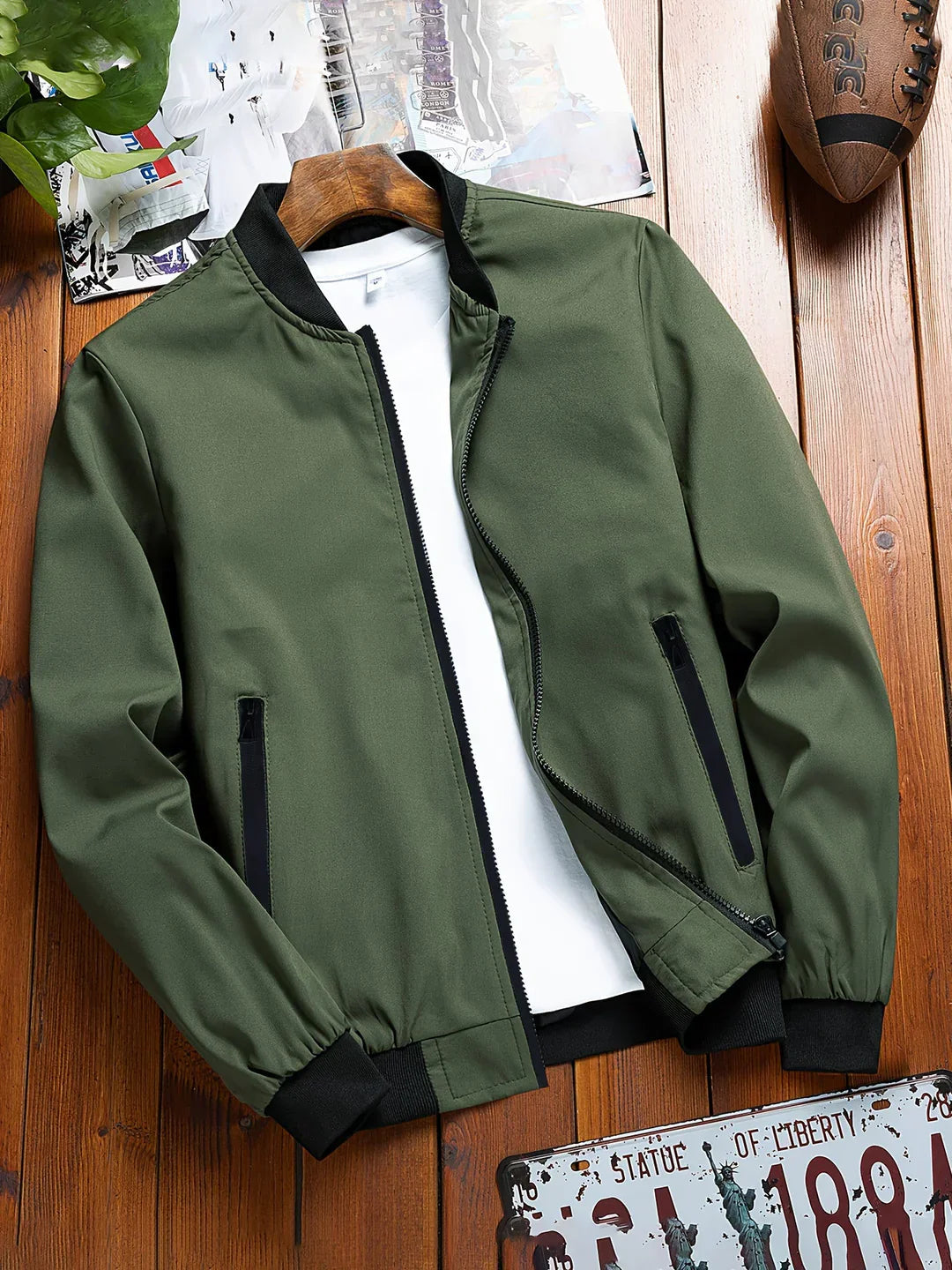 Cool Mens Lightweight Summer Coat - Vossary