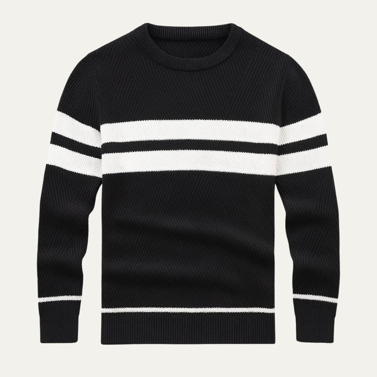 Stylish Men's Crew Neck Fall Sweater