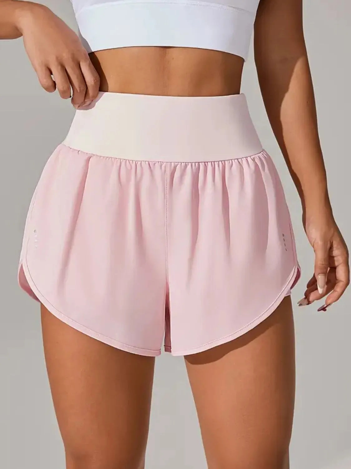 Comfortable Drawstring Fitness Shorts