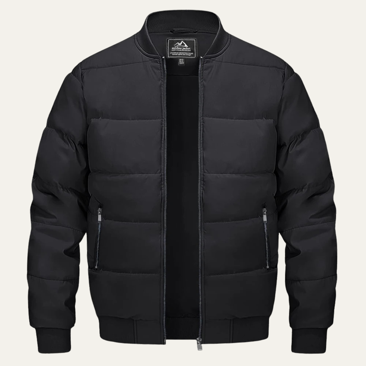 Slim Fit Men's Quilted Down Puffer Jacket - Vossary