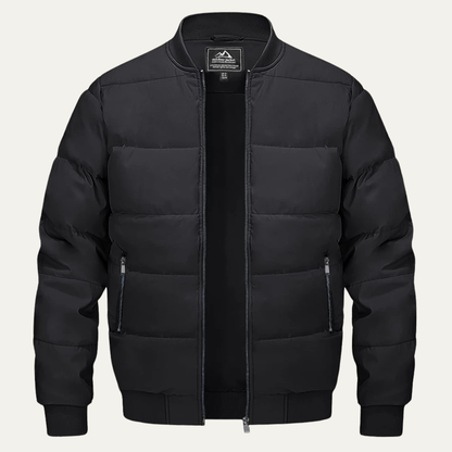 Slim Fit Men's Quilted Down Puffer Jacket - Vossary