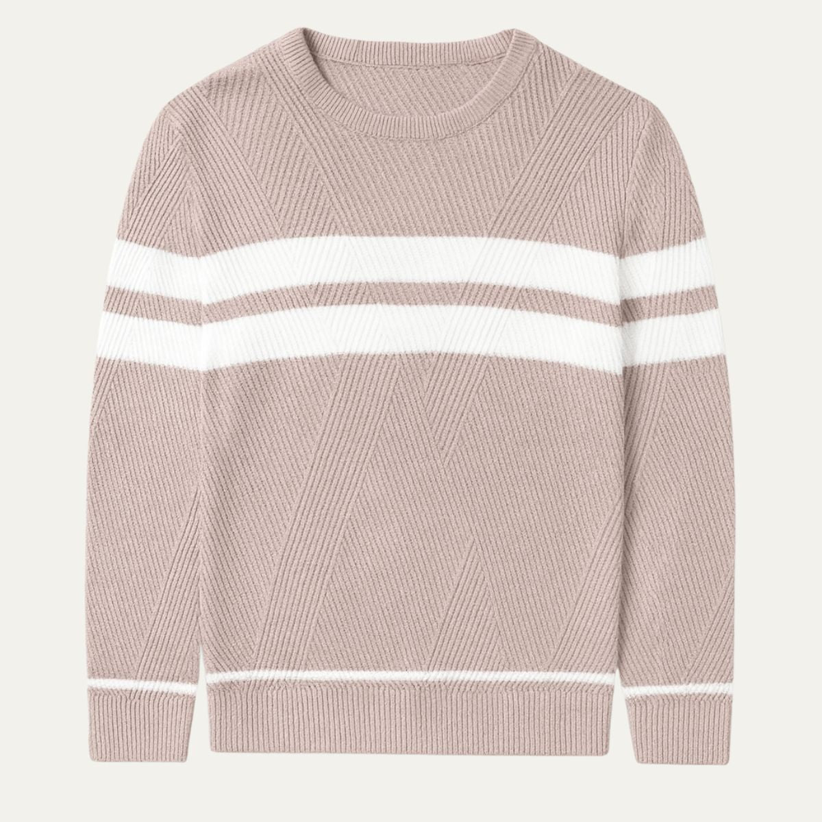 Stylish Men's Crew Neck Fall Sweater