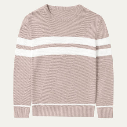 Stylish Men's Crew Neck Fall Sweater