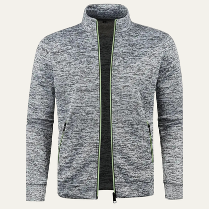 Warm Classic Men's Knit Zipper Jacket