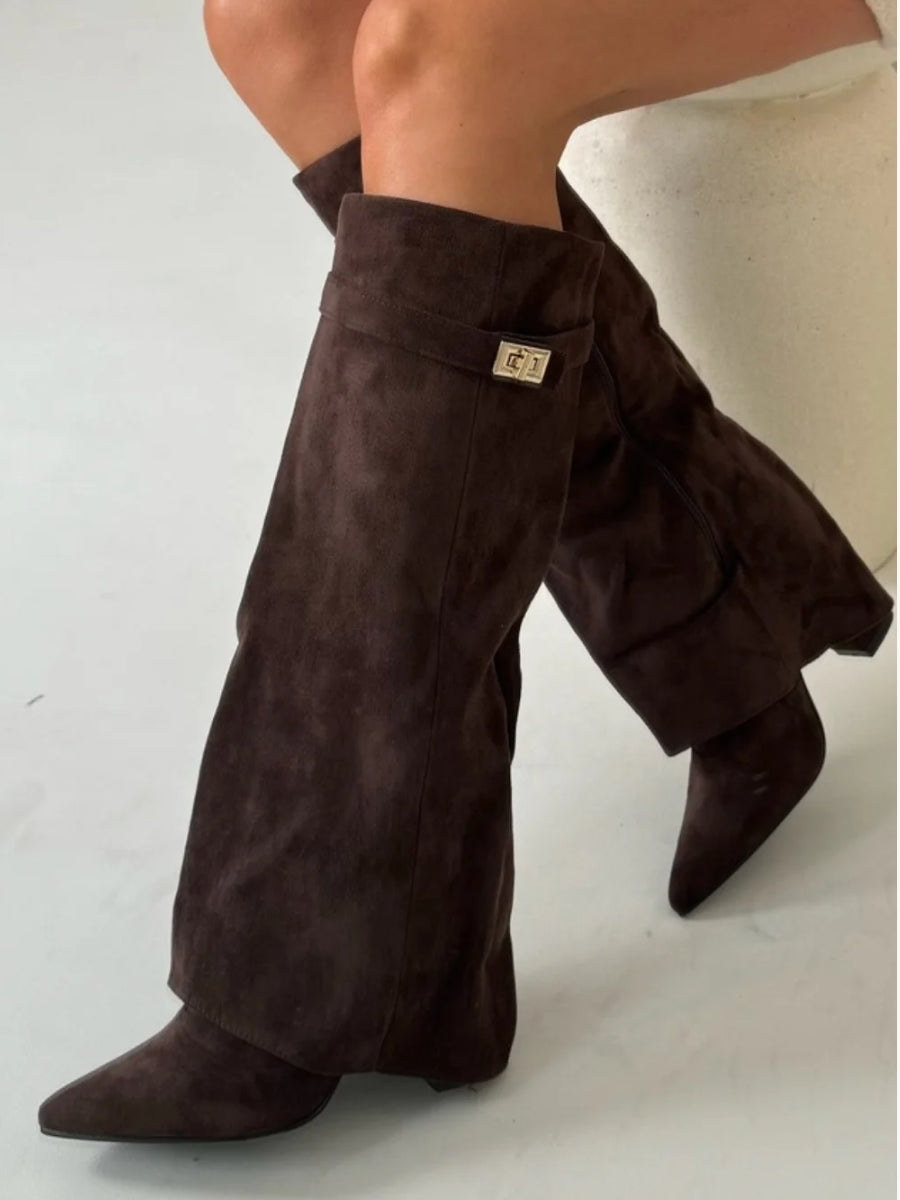 Tall Comfortable Women's Pointed Toe Boots
