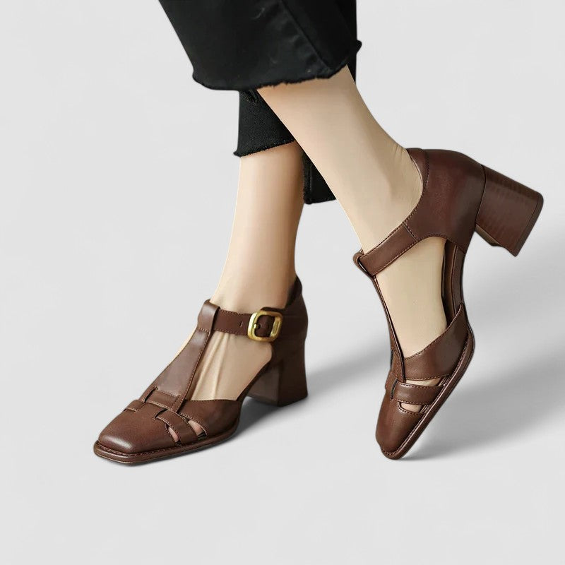 Comfortable Orthopedic High Heel Sandals - Vossary