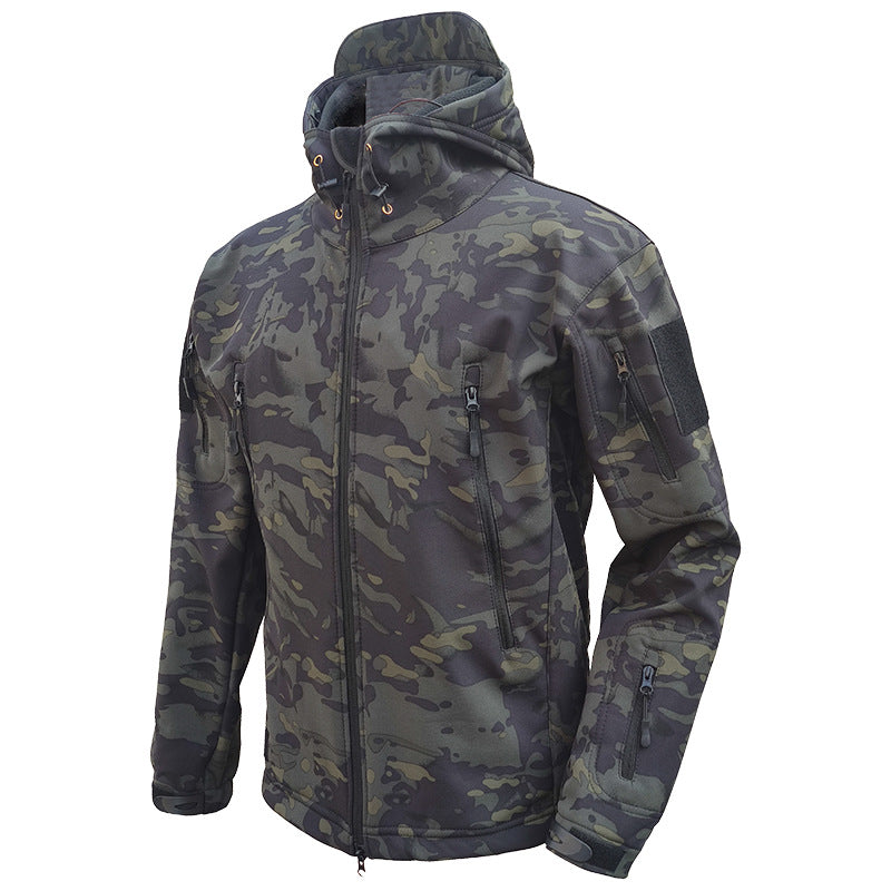 Waterproof Men's Full Zip Hooded Jacket