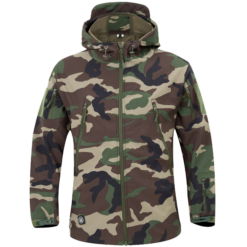 Waterproof Men's Full Zip Hooded Jacket