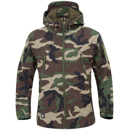 Waterproof Men's Full Zip Hooded Jacket