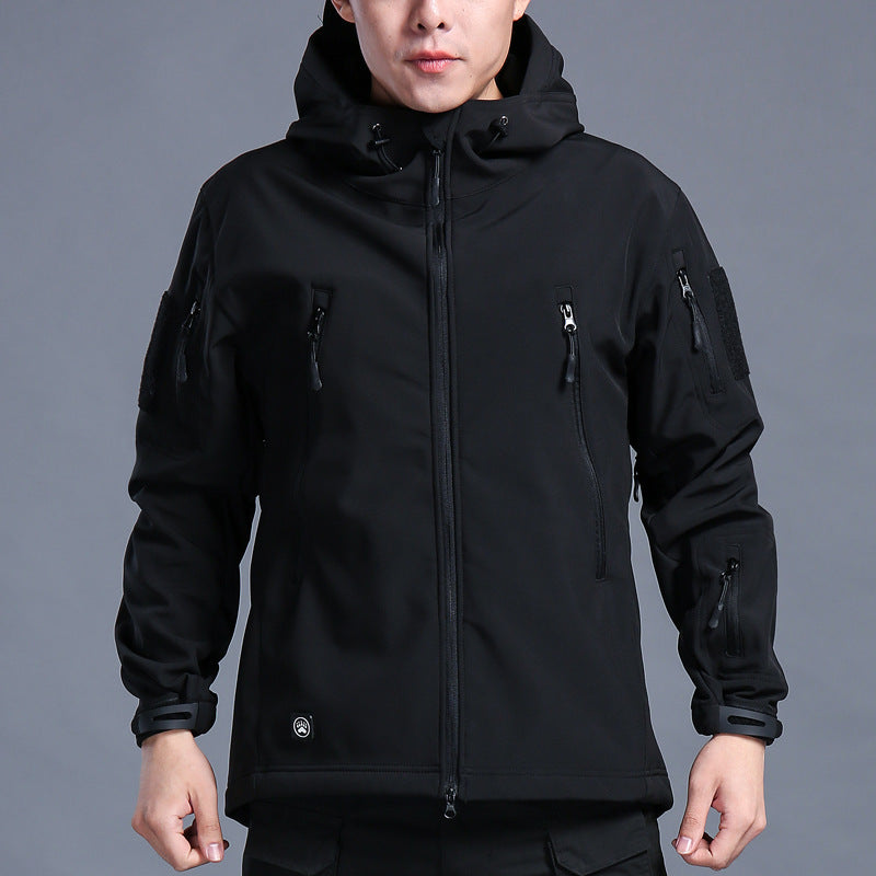 Waterproof Men's Full Zip Hooded Jacket