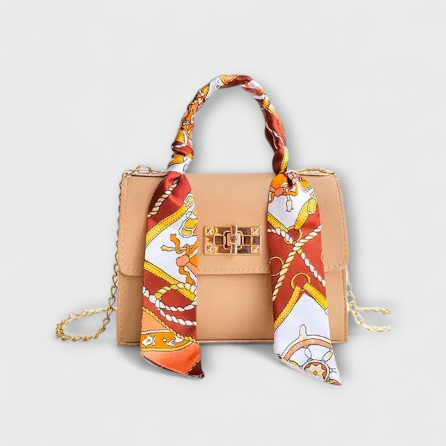 Chic Ladies Gold Chain Shoulder Bag
