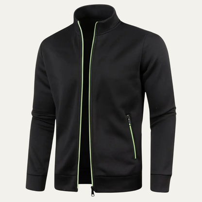 Warm Classic Men's Knit Zipper Jacket