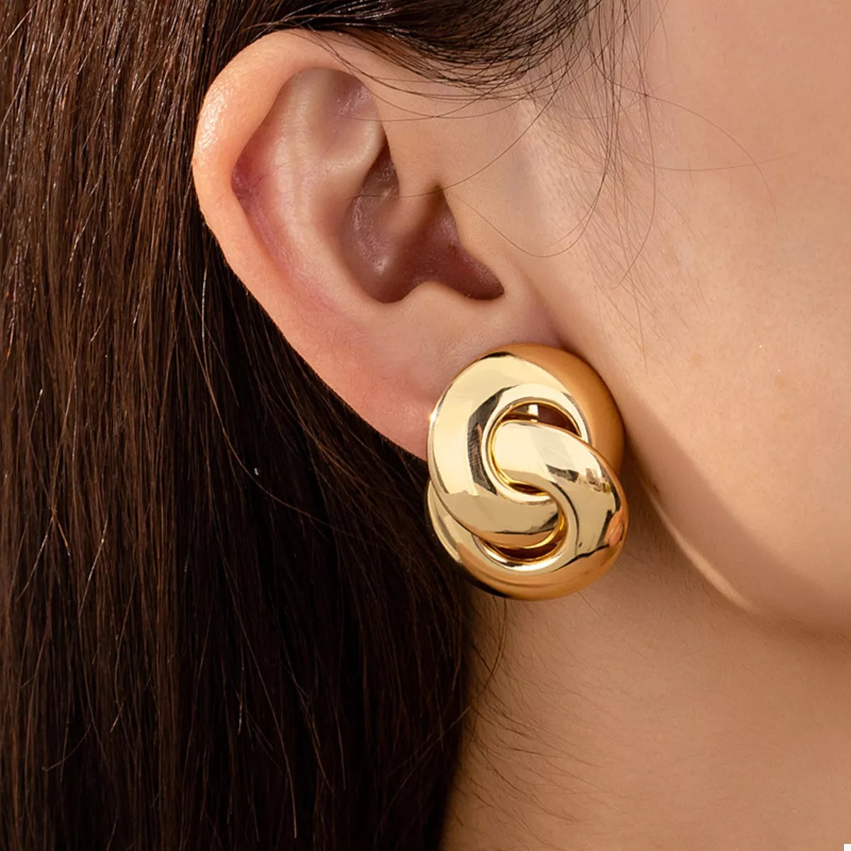 Bold Textured Drop Earrings - EasyApparels