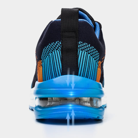 Protective Steel Toe Work Shoes Blue - Vossary