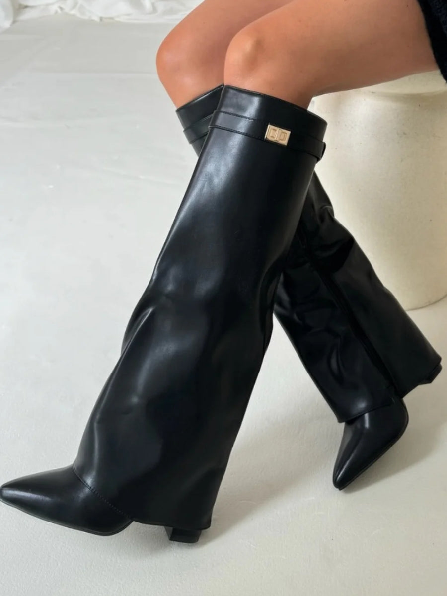 Tall Comfortable Women's Pointed Toe Boots