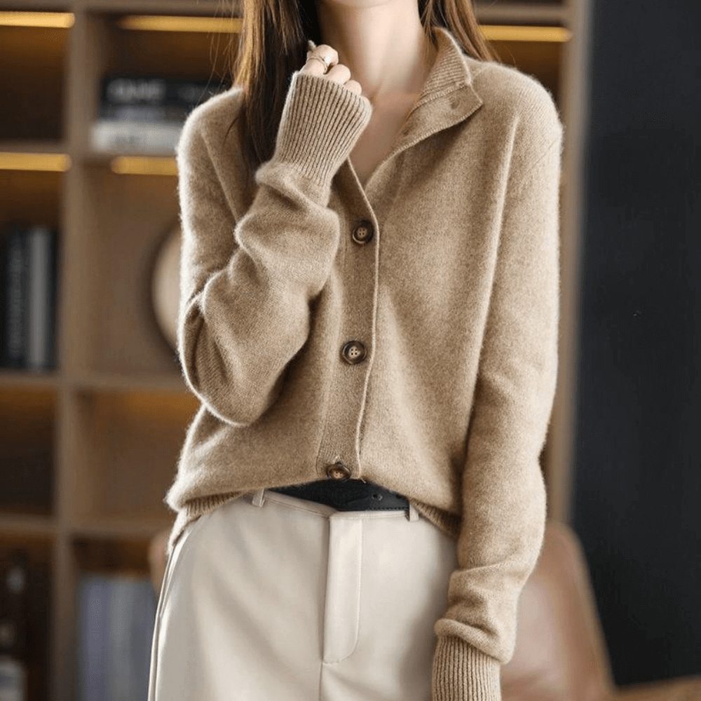 Classic Knit Button Sweater