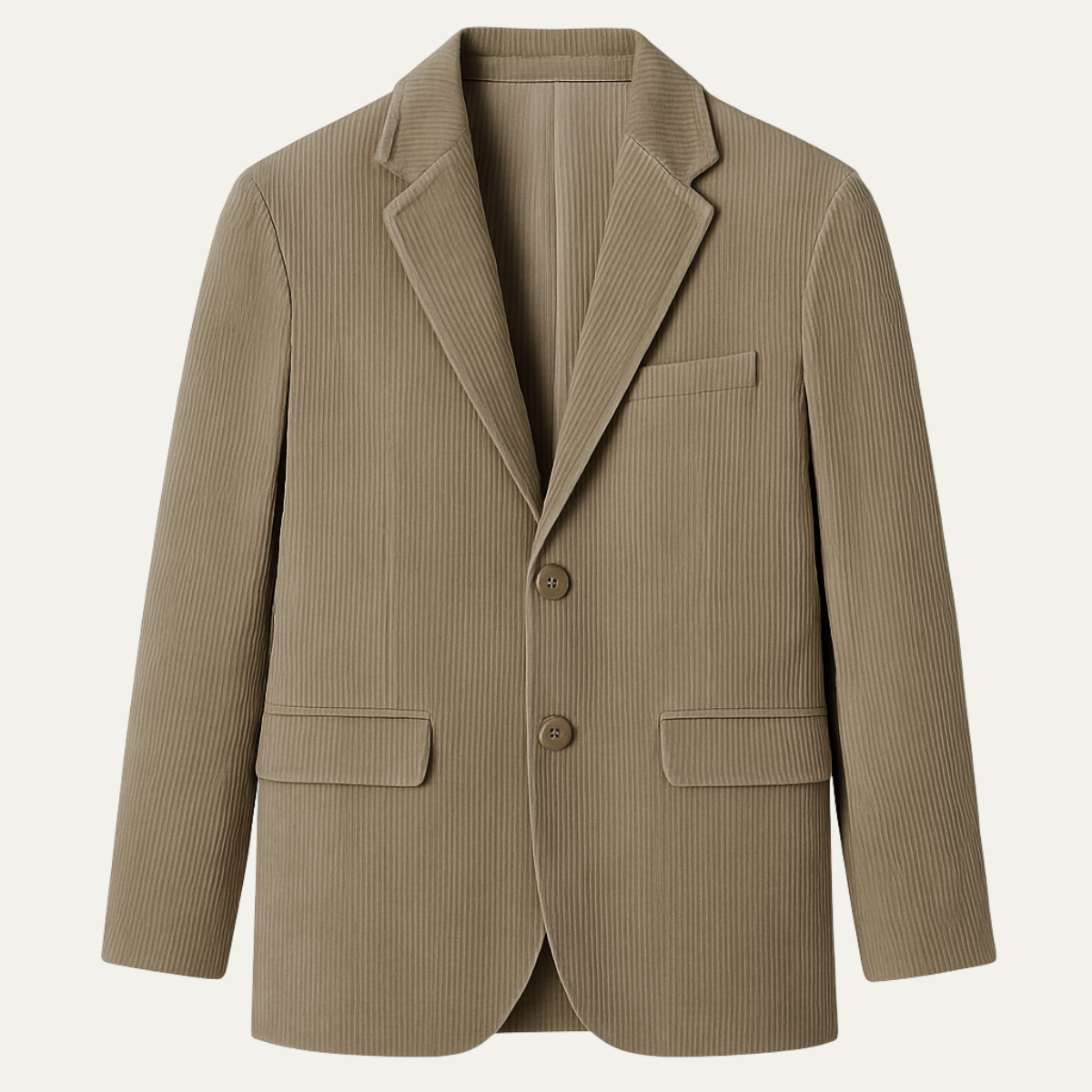 Stylish Men's Slim Corduroy Jacket - Vossary