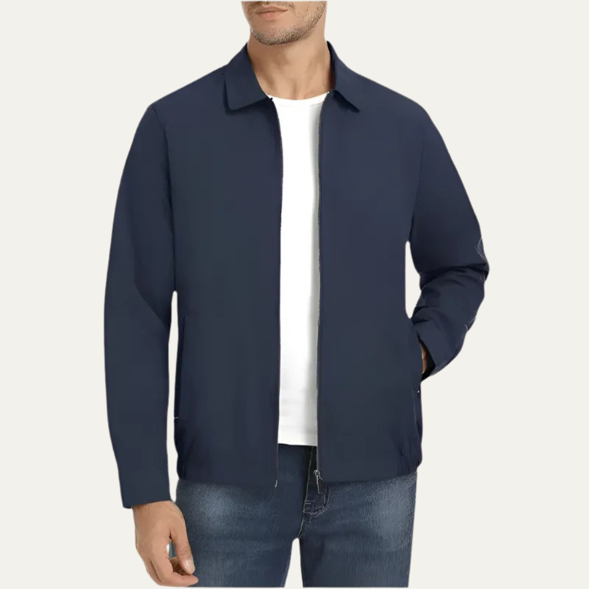 Slim Fit Casual Bomber Jacket for Men