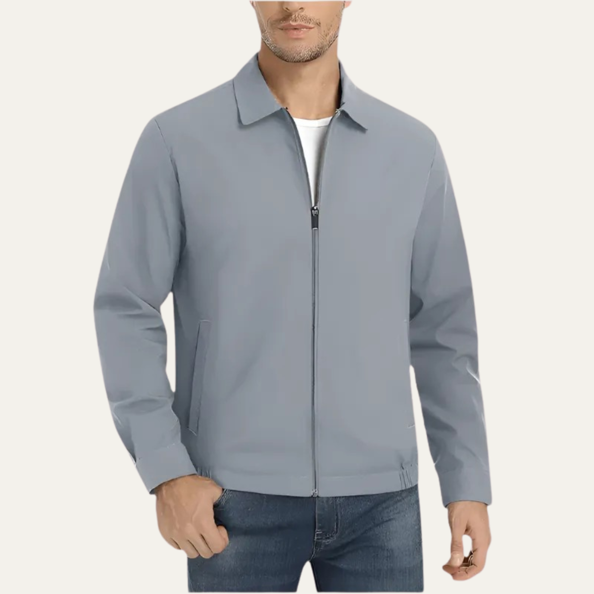 Slim Fit Casual Bomber Jacket for Men
