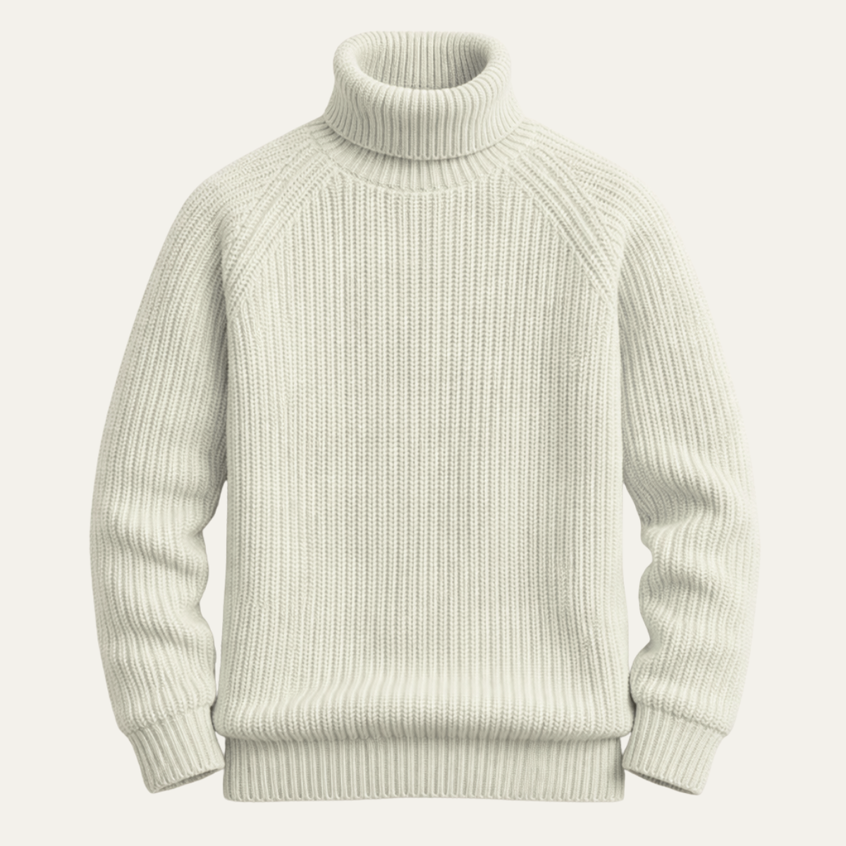 Thick Men's Wool Crew Neck Winter Sweater - Vossary