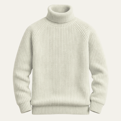Thick Men's Wool Crew Neck Winter Sweater - Vossary