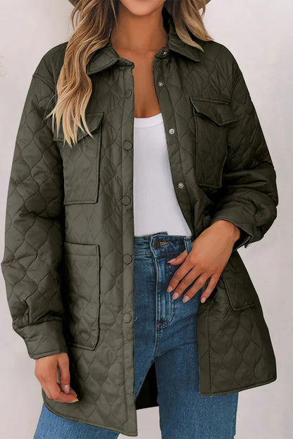 Warm Zip Up Parka Winter Jacket