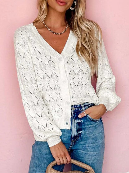 Lace Detail Crew Neck Sweater