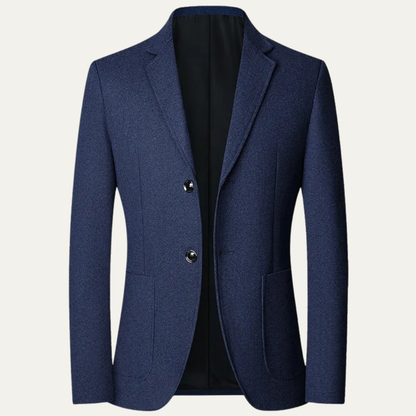 Classic Men's Fitted Long Coat - Vossary