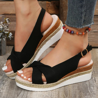 Chic High Heel Open Toe Summer Sandals