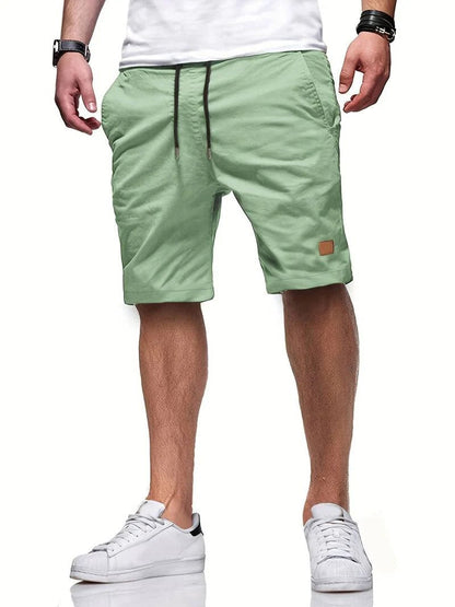 Elastic Waist Casual Shorts