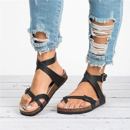 Comfortable Flat Sandals with Adjustable Straps