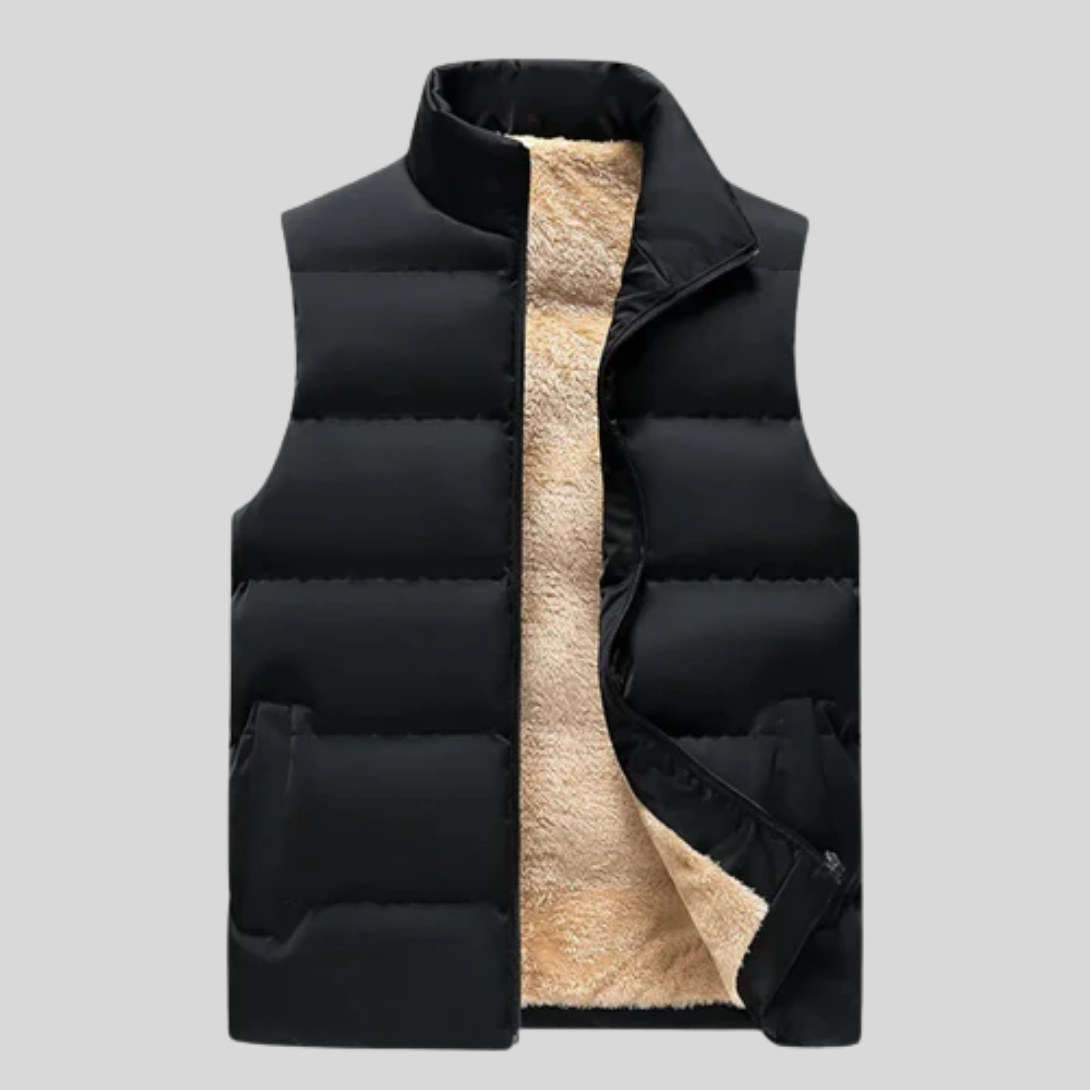 Warm Mens Quilted Vest