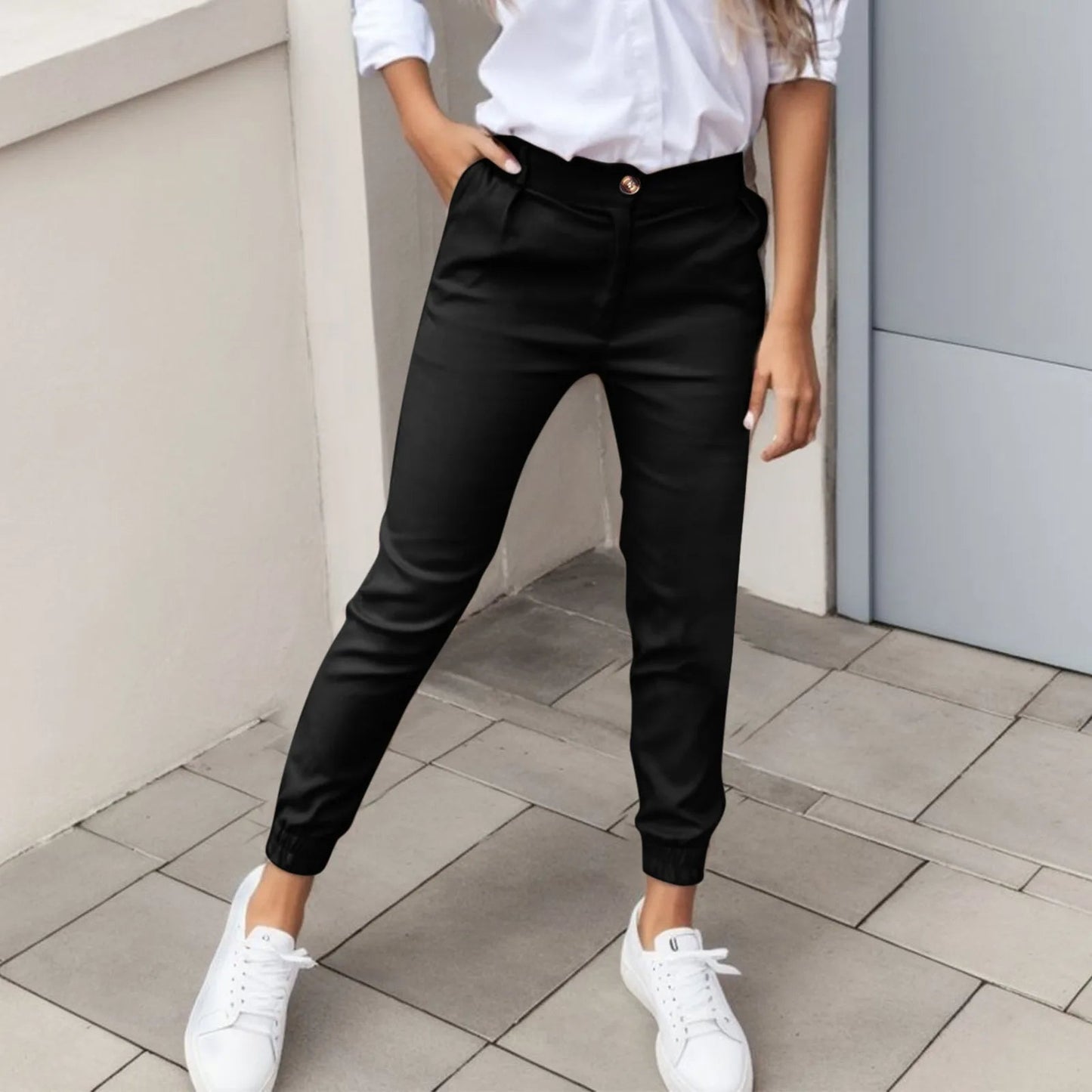 Comfortable Fitness Pants with Pockets - Vossary
