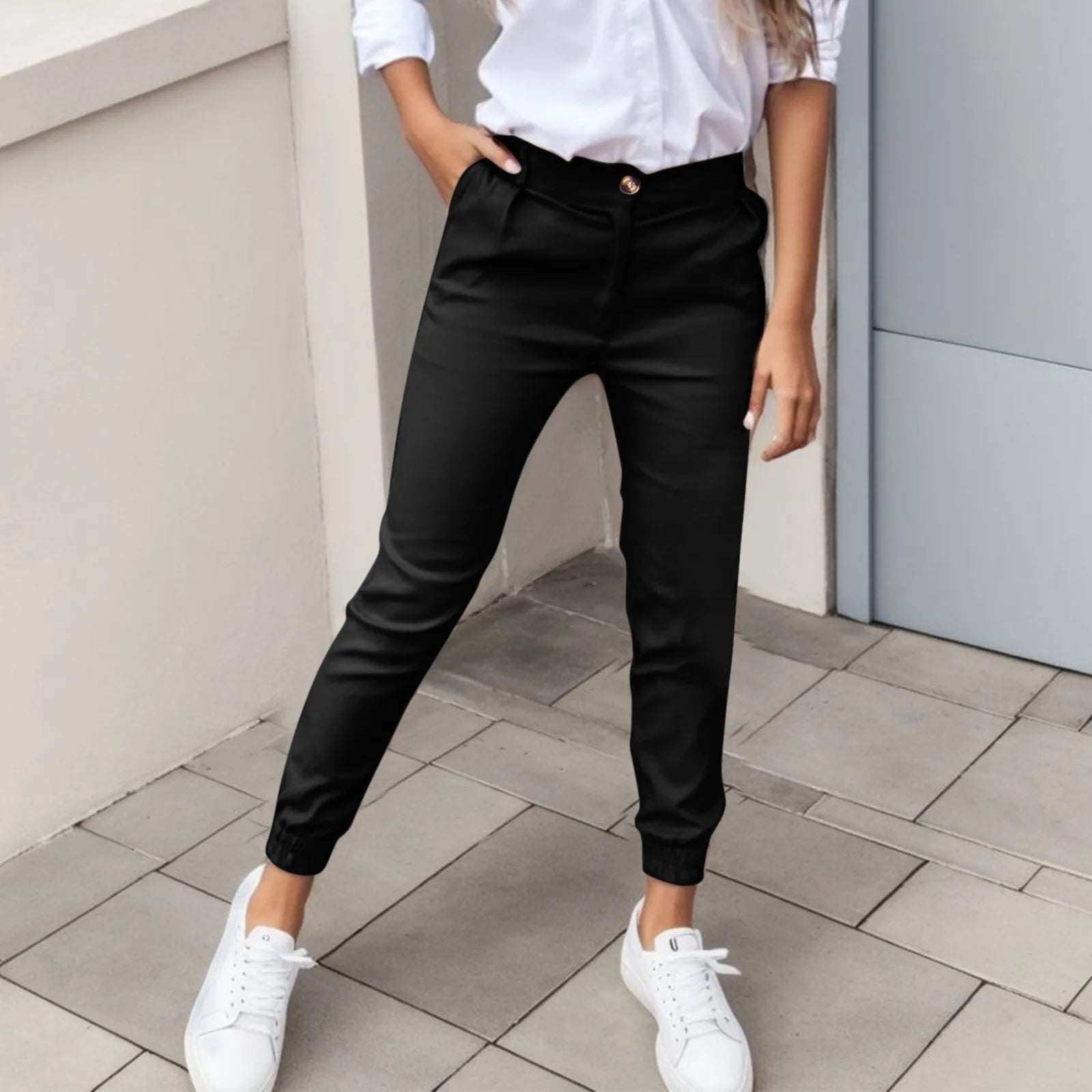 Comfortable Fitness Pants with Pockets - Vossary