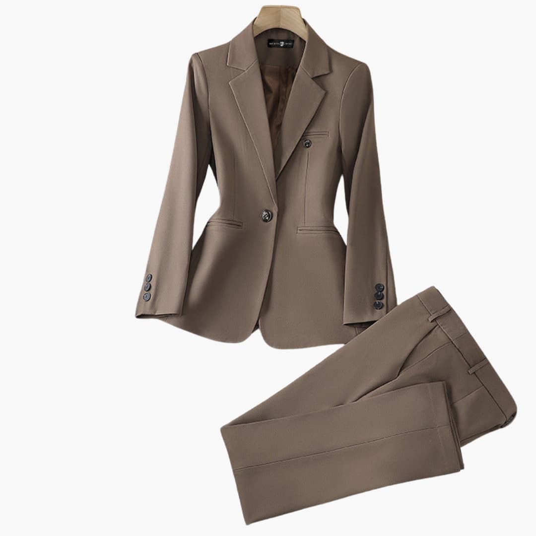 Classic 2-Piece Ladies Blazer Suit