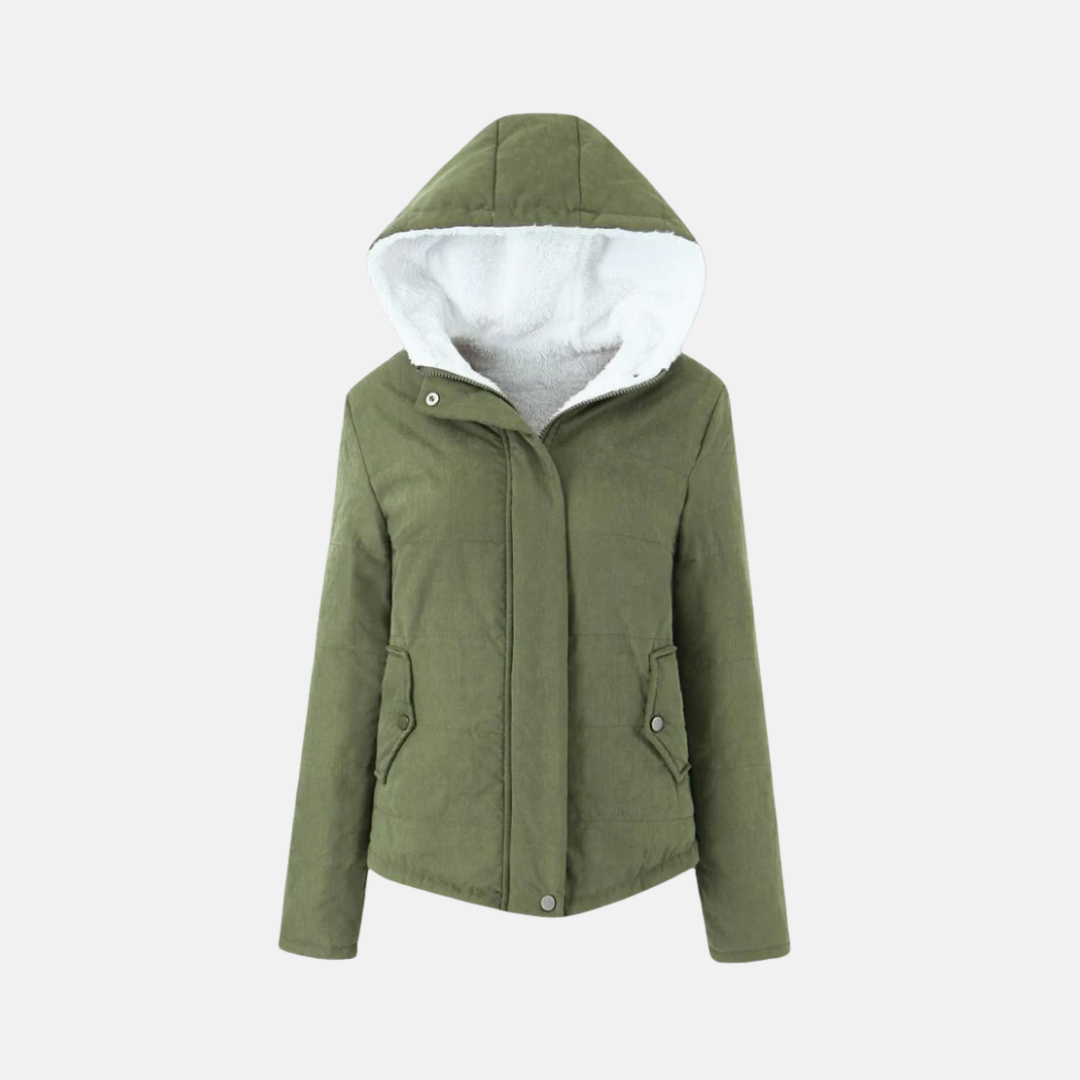Warm Womens Padded Fleece Jacket