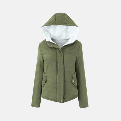 Warm Womens Padded Fleece Jacket