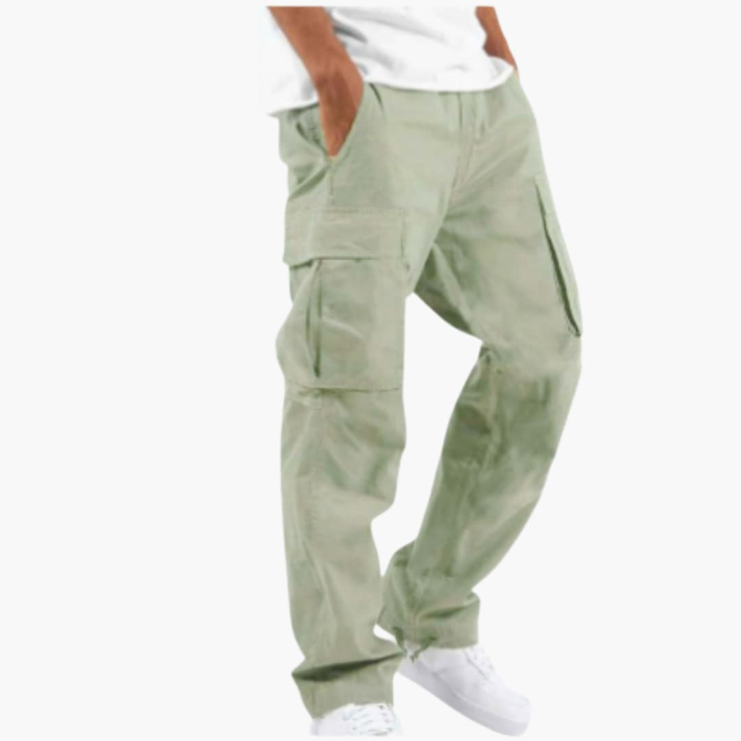 Relaxed Fit Cargo Pants with Large Pockets