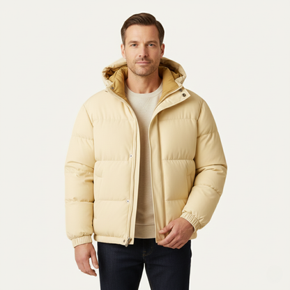 Thermal Insulated Men's Puffer Hooded Parka Jacket