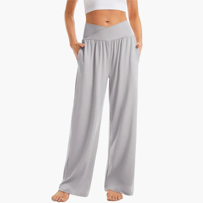 Women's Comfortable Wide Leg Pants with Pockets