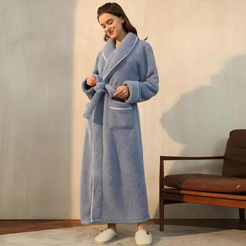 Soft Plush Cozy Bath Robe - Vossary