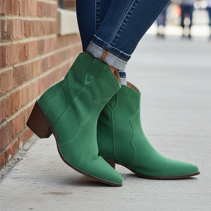 Brown Leather Cowboy Boots
