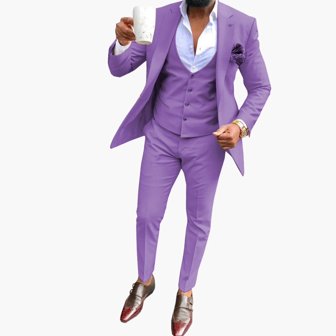 Classic 3 Piece Slim Fit Suit Set