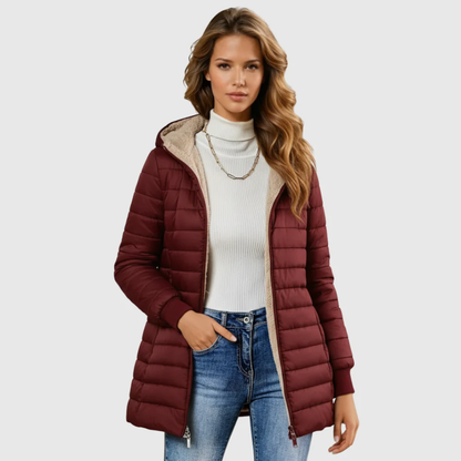 Warm Fleece Lined Winter Parka Coat