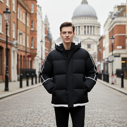 Premium Men's Waterproof Puffer Parka Jacket