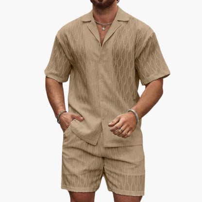 Men's Breathable Summer Shorts Set