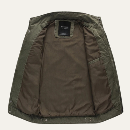 Rugged Men's Tactical Cargo Field Jacket