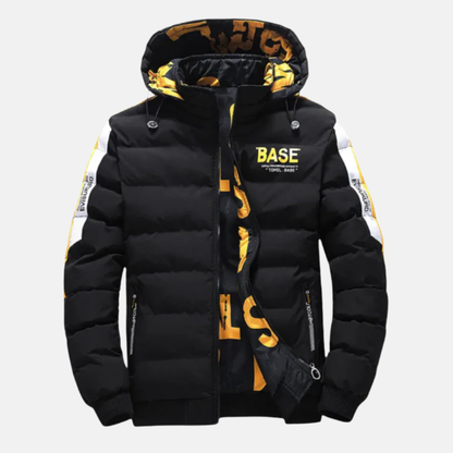 Warm Hooded Down Puffer Coat