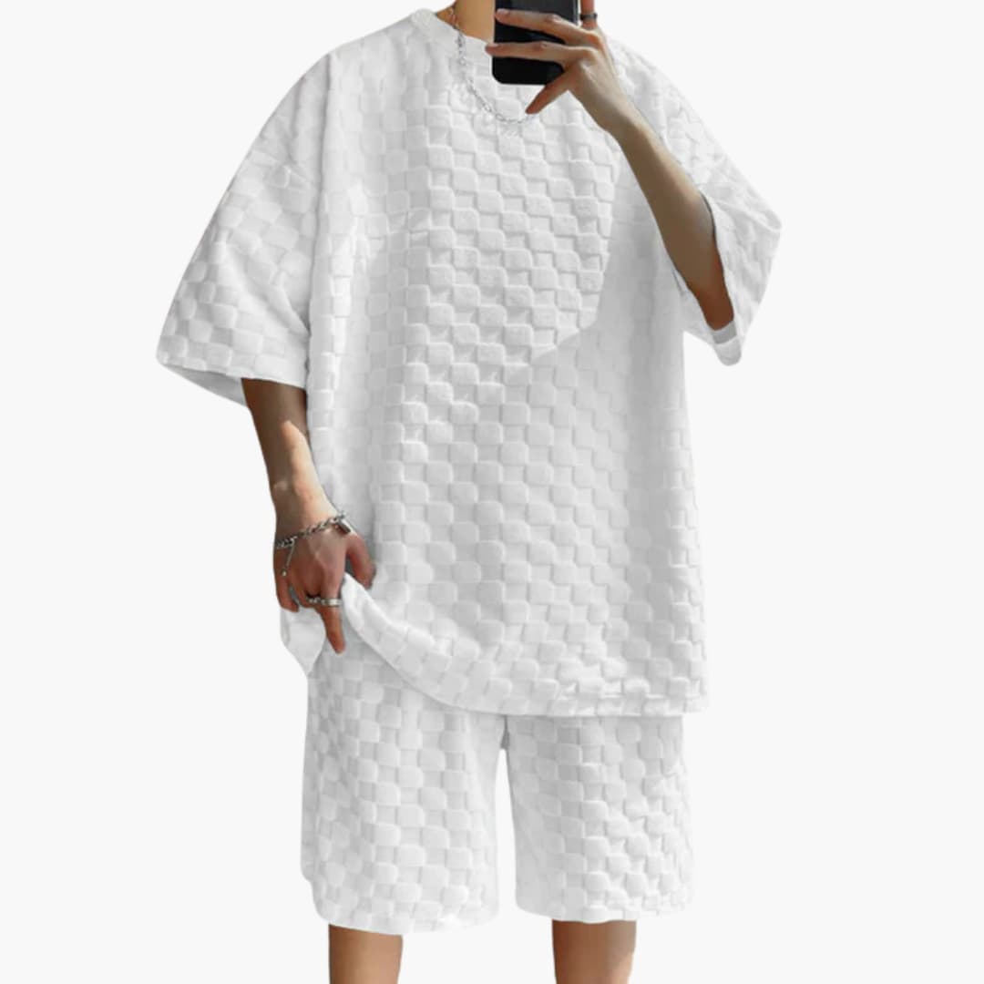 Men's Lightweight Pastel Short Set